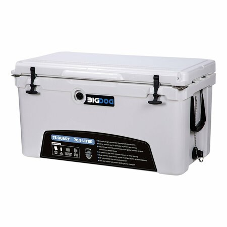 HUSKY TOWING COOLER-FOOD AND BEVERAGE, 75 QT COOLER WITH ACCESSORIES BDC75